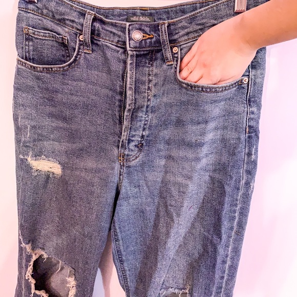 Loose MOM ripped jeans- Wild Fable - 8 - Picture 4 of 14
